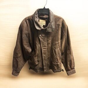 Georgetown Leather Design Vintage Bomber Jacket